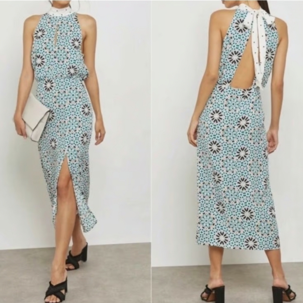 Topshop halter midi dress 10